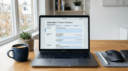 نموذج سيرة ذاتية جاهز للتعبئة PDF