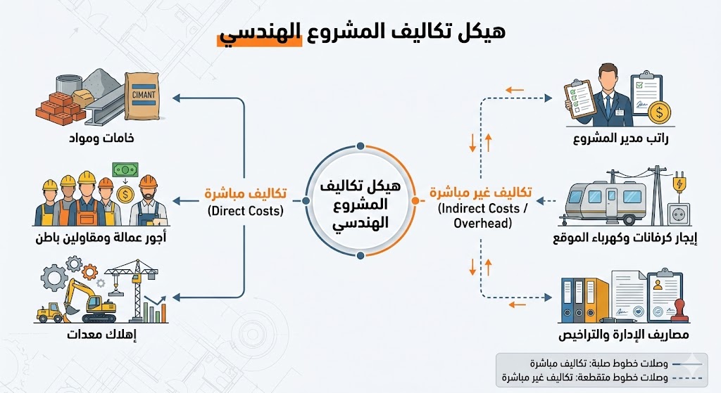 إزاي بنحسب تكاليف المشروعات الهندسية ؟